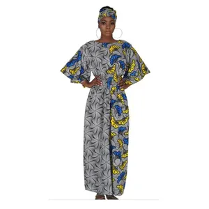 Ankara Long Maxi Kleid für afrikanische Frauen besten Großhandels preis Kleider für Frauen für afrikanische Kleider