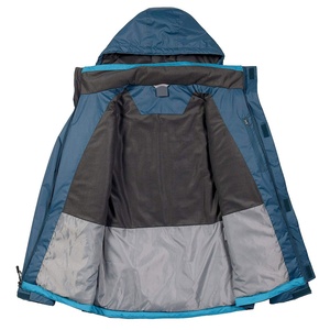 Veste de ski de montagne unisexe personnalisée, résistante à l'eau, respirante, doublée de polaire, avec capuche, pour softshell - Product Image 5