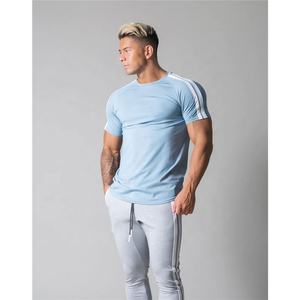 Venta al por mayor de verano gimnasio camisetas para hombres ropa del fabricante con logotipo personalizado ropa casual de talla grande de algodón Ajuste de gran tamaño - Product Image 3