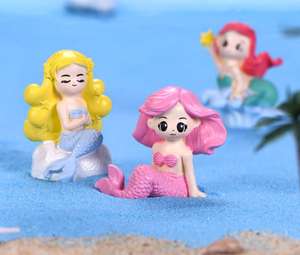 Figurines en résine de petite fille <span class=keywords><strong>nue</strong></span>, nombreux motifs : cerf, animal, personne, arbres, Noël - Product Image 3