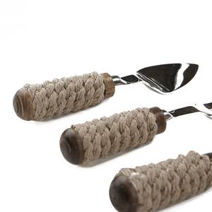 ชุดมีดหั่นชีส4ชิ้นพร้อมไม้4ชิ้นชุดอุปกรณ์ครัวไม้ชีส - Product Image 3