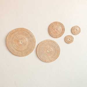 Paniers suspendus muraux en rotin, nouvelles assiettes, décorations d'art mural, Style Boho, pour la décoration des murs, meilleure vente, 2019 - Product Image 2