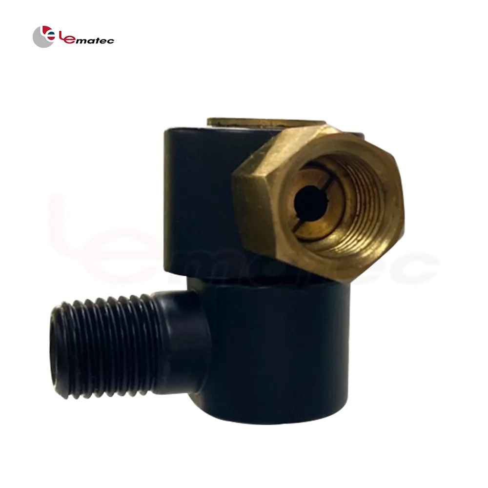 LEMATEC Pneumatic 1/4" NPT 360 Degree Swivel Air Hose Connector, 1/4 Inch Industrial Swivel Air Fitting Taiwan Made