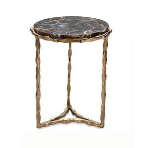 Mesa de muebles de metal única para sala de estar, dormitorio, mesa de hotel, logotipo personalizado decorativo, diseño moderno, mesas de muebles de metal - Product Image 4
