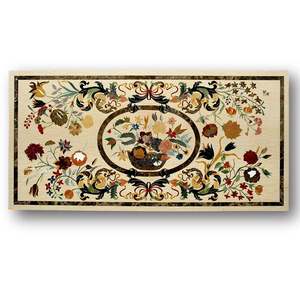 การออกแบบที่ทันสมัยหินอ่อนฝังตารางด้านบน - Product Image 1