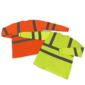 T-shirt POLO à manches longues léger personnalisable pour la course de nuit d'automne Tissu réfléchissant respirant Tops actifs personnalisés - Product Image 2