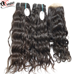 Mèches de cheveux indiens crus 100% naturels, cheveux crépus et bouclés, pas cher, cuticules, avec Closure, offre spéciale - Product Image 6