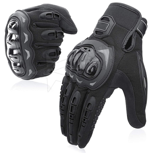 Nouveau modèle de gants de course à doigts complets, gants en cuir coupe-vent avec écran tactile pour la conduite de moto et le motocross, protection complète - Product Image 2