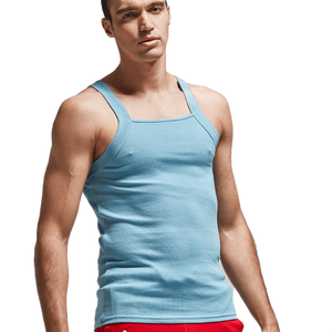 Camiseta de tirantes para hombre, estilo stringer, ajustada, para gimnasio, fitness, entrenamiento, licra, diseño personalizado, camiseta de tirantes para hombre. - Product Image 6