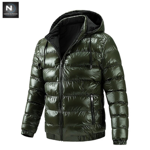 Chaqueta acolchada de tela para hombre, diseño personalizado de la mejor calidad, talla grande, venta al por mayor - Product Image 5