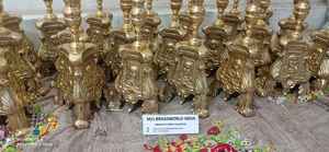 Porte-bougie en laiton massif, 1 pièce - Product Image 5