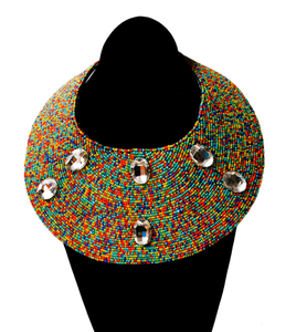 Nouveauté collier brodé tribal colliers ras du cou brodés colorés ethniques pour filles collier court personnalisé chic - Product Image 2