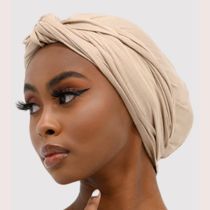 2022 nuevo <span class=keywords><strong>turbante</strong></span> de Jersey Sretchy personalizado para mujeres musulmanas africanas turbantes de señora cómodos instantáneos - Product Image 6