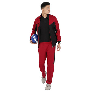 Chándales de bloques para hombre, ropa de invierno de doble Color, con etiqueta privada, teñida, lisa, a la venta - Product Image 4