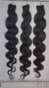 วิกผมคนธรรมชาติบราซิล,เครื่องทำผมจริงลอนปิดสองชั้น - Product Image 4