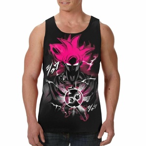 Wears World Dragon logo camisas Camisa sin mangas para hombre Camiseta sin mangas de verano Super Saiyan usa Gym Chaleco UK Gift DTG camiseta sin mangas con estampado - Product Image 5