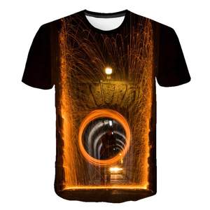 Camiseta de diseño gráfico 3D, camiseta de manga corta con cuello redondo, diseños en 3D, gran oferta - Product Image 5
