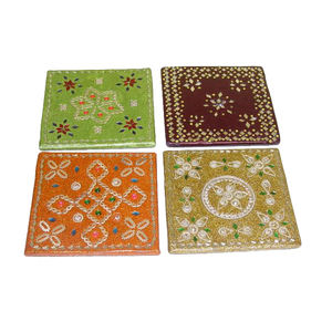 Conception De Forme animale Perlé Sous-verres En Terre Cuite Coaster - Product Image 2