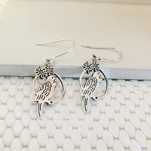Hermoso diseño de loro, pendientes de plata lisa de Ley 925, joyería única, venta al por mayor en línea, pendientes bonitos de Plata de Ley 925 - Product Image 5