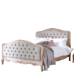 Cadre de lit de luxe en bois, meuble de chambre à coucher, haute qualité, meilleure vente - Product Image 1