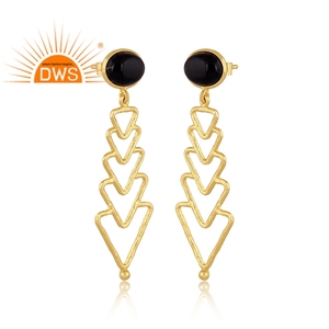 925 Sterling Silver Natural <b>Black</b> Onyx Gemstone Dangle <b>Earring</b> <b>For</b> <b>Women</b> Jewelry <b>For</b> <b>Women</b> Gift <b>For</b> Her - Product Image 3