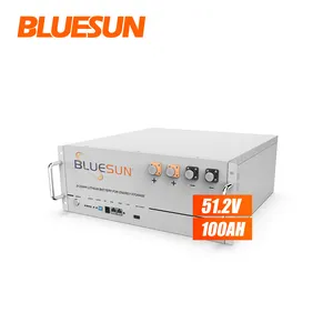 Bluesun למעלה איכות 4kw ליתיום יון 1kwh 12v 48v 100ah עבור בית אחסון אנרגיה