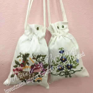 Bolsa de bolsita de alta calidad-100% algodón/Lino-Premium - Product Image 2