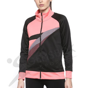 Chaqueta de bombardero de color rosa para mujer de alta calidad, chándal acolchado con cremallera completa y forro de spandex, venta al por mayor personalizada - Product Image 6