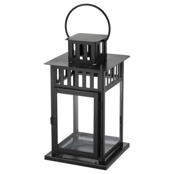 Indoor Outdoor Decorative black Metal Lantern Christmas Decoration Lantern Table Lantern Candle Holder From Indian Wholesaler