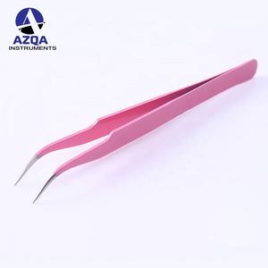 Pince à épiler en acier inoxydable recouverte de papier pour faux cils, applicateur de cils, outil de maquillage cosmétique - Product Image 6