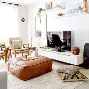 Amazing square Ottoman <b>Pouf</b>, Moroccan Leather <b>Pouf</b>, Ottoman Leather <b>Pouf</b>, - Product Image 1