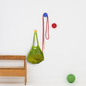Nouveau sac en filet de coton réutilisable certifié GOTS, écologique et recyclable, avec motif géométrique - Product Image 5