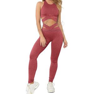 Leggings de Yoga, soutien-gorge de sport sans couture, Design personnalisé, pour femmes, 2020 - Product Image 1