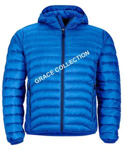 OEM Compressible Lumière Hommes Vers Le Bas Veste Capuche Fixe Puffer Bulle Chaude Veste Logo Personnalisé Stand 100% Polyester Adultes Hiver Mince Teints - Product Image 5