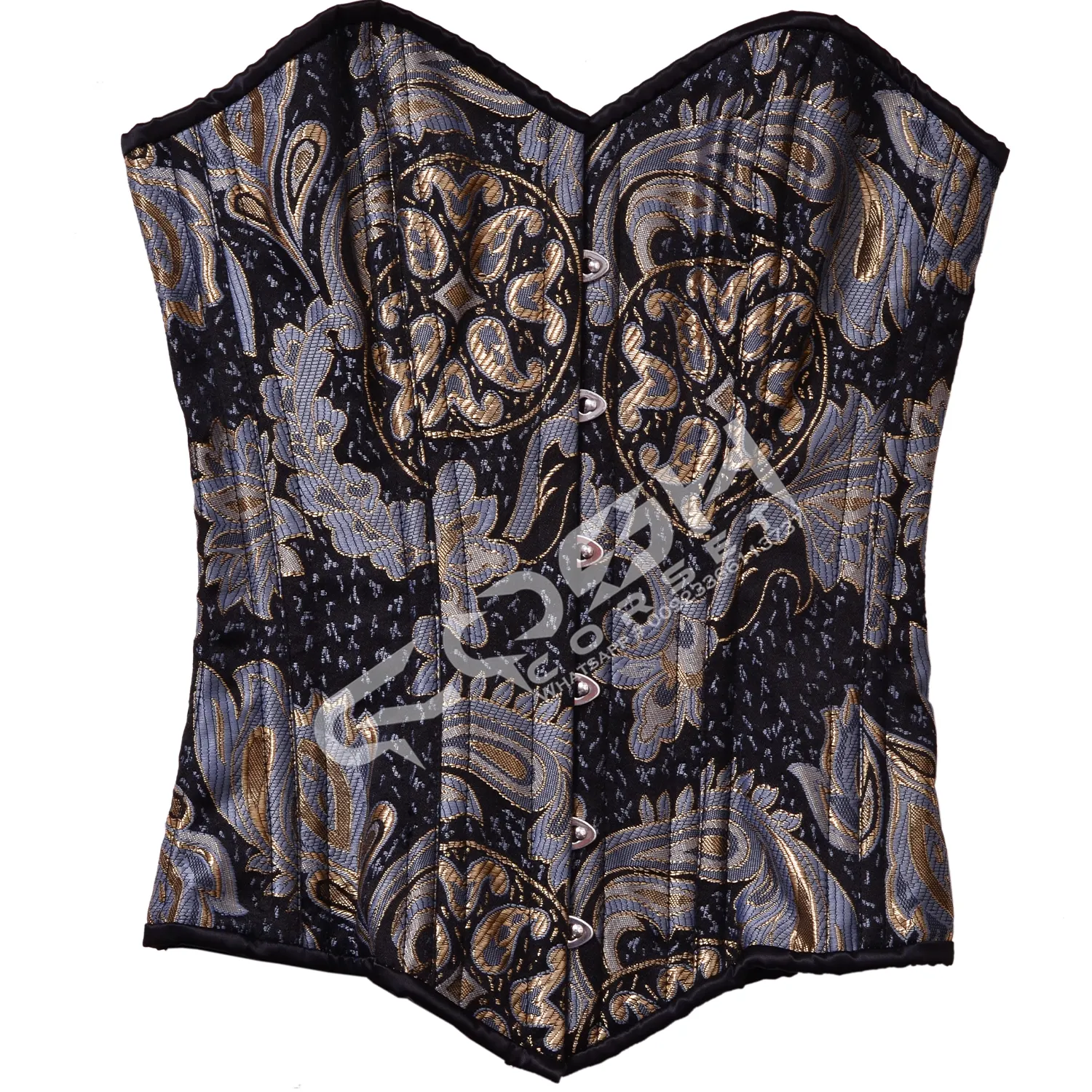 COSH CORSET Overbust Steelboned Alta Qualidade Jacquard Espartilho Top, novo Design Apertado Lacing Moda E Desgaste Do Partido Brocado Espartilho