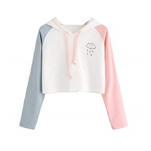 Moda a granel logotipo personalizado impresión bolsillo liso de gran tamaño pesado Hoddies para las mujeres de Bangladesh con precio barato al por mayor - Product Image 1