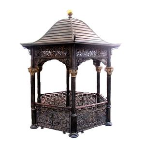 Gazebo <span class=keywords><strong>de</strong></span> hierro forjado para jardín, Gazebo grande <span class=keywords><strong>de</strong></span> hierro fundido antiguo - Product Image 6