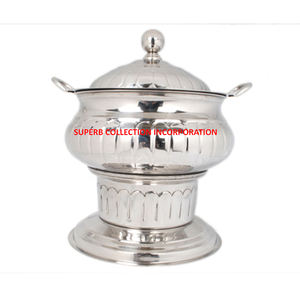 จาน chafing กลมนูนอินเดียสำหรับงานแต่งงานอินเดียสำหรับงานแต่งงานปาร์ตี้หรือโรงแรม - Product Image 2