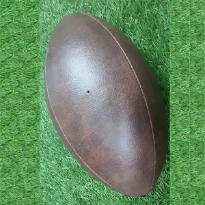 מותאם אישית הדפסת לוגו מרוכבים עור רשמי גודל אמריקאי כדורגל סיטונאי גומי אמריקאי כדורגל רוגבי כדור עבור קידום