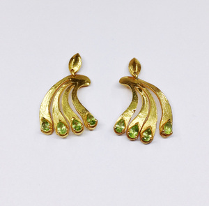 Sterling <b>Silver</b> 925 Custom made Supplier Wholesaler Handmade Unisex Woman Low MOQ Cheap Unique Elegant Natural Gemstone <b>Earring</b> - Product Image 2