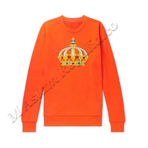 เสื้อสเวตเตอร์แบบ Unisex,ผ้าฝ้าย100% สีดำแบบธรรมดาสามารถซักได้ - Product Image 5