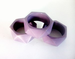 แหวนกระดาษเช็ดปากทำจากเรซินหลากสีสำหรับตกแต่งโต๊ะในบ้านและในครัว - Product Image 4