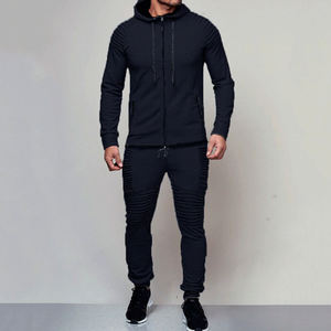 ชุดวอร์มสำหรับวิ่งฤดูหนาวแบบพอดีตัวของผู้ชายชุดเล่นกีฬาเป็นมิตรต่อสิ่งแวดล้อม - Product Image 6