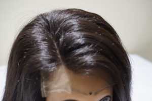 Perruques de dentelle avant droites en os 100% cheveux de vison haute densité 180 perruques cheveux naturels I conseils pour les femmes noires Extension de cheveux bruts - Product Image 4