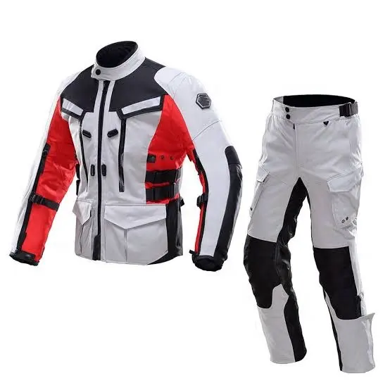 Conception personnalisée Cordura étanche course moto moto costume veste et pantalon