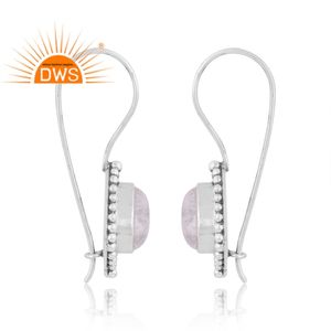 Pendientes Colgantes de Plata de Ley 925 Oxidada con Piedra Lunar Arcoíris Natural, Joyería para Mujer, Fabricante - Product Image 2