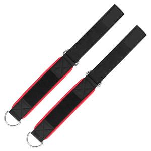 Correa de tobillo de levantamiento de pesas con logotipo personalizado, correas de tobillo acolchadas de neopreno ajustables para gimnasio y Fitness - Product Image 1
