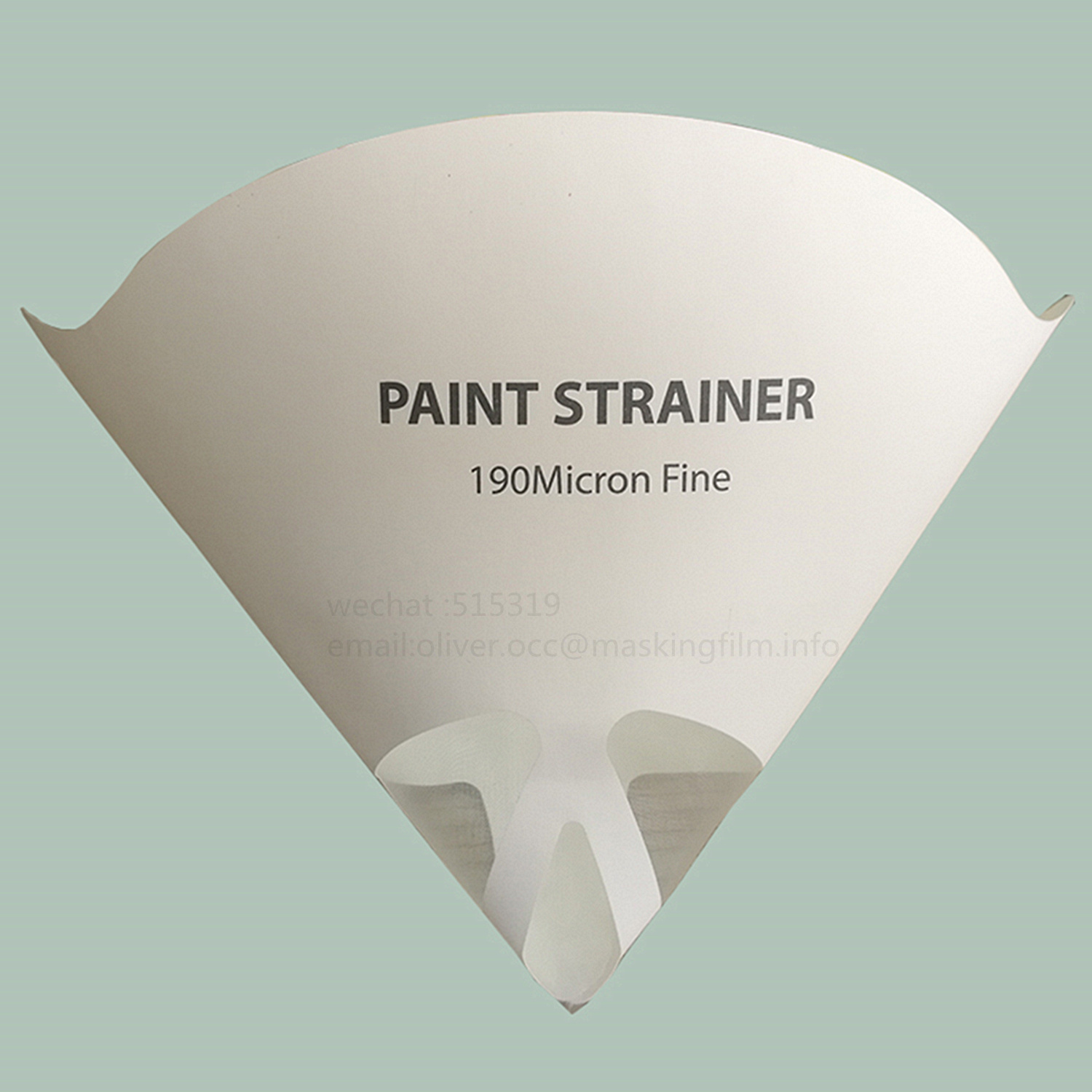 Автомобильный сетчатый бумажный конический фильтр для покраски автомобиля