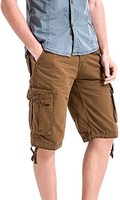 Shorts cargo décontractés pour hommes en coton à séchage rapide, écologiques, avec logo personnalisé, imprimé, poches zippées, respirants, imperméables, en polyester