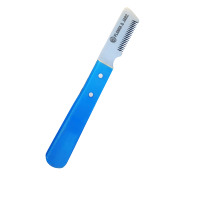 Couteau à démêler Flamia & Jabz pour chien, couteau à carder pour peigne à poils de terrier, peignes en acier inoxydable pour renard, chat, chien, cheval, peigne en bois